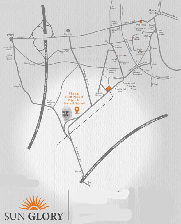  sun glory Location Plan