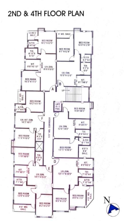  green valley Green Valley Cluster Plan from 2nd to 4th Floor