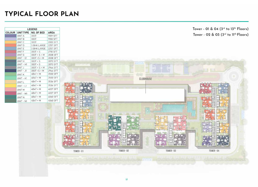  clairemont Tower 1 Cluster Plan