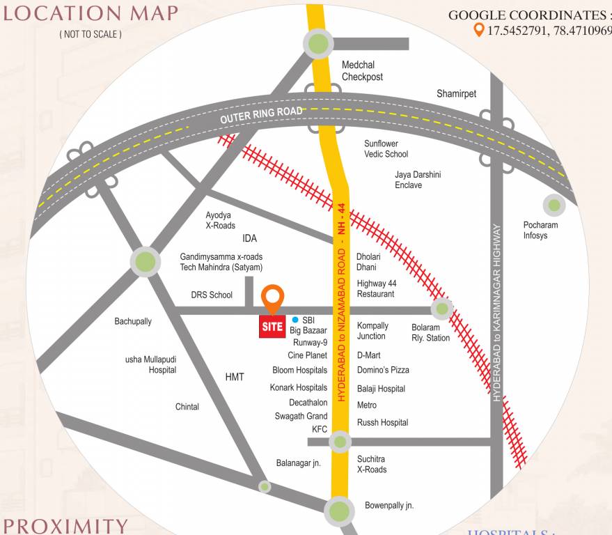  vidya vihar Location Plan