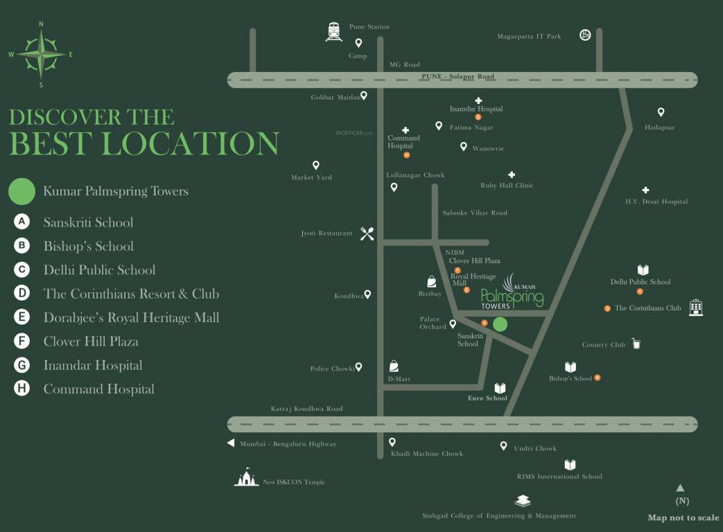  palmspring towers a4 a5 and b2 Location Plan