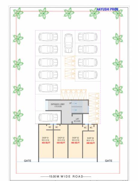  pride Pride Cluster Plan for ground Floor