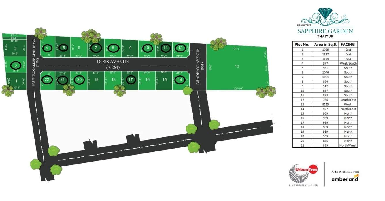  sapphire garden Layout Plan