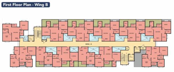 Wing B Cluster Plan for 1st Floor sattva-bliss Wing B Cluster Plan for 1st Floor