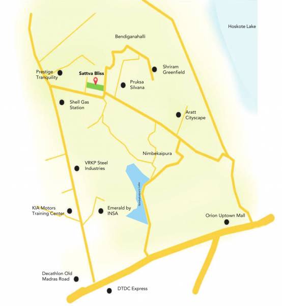 Location Plan sattva-bliss Location Plan