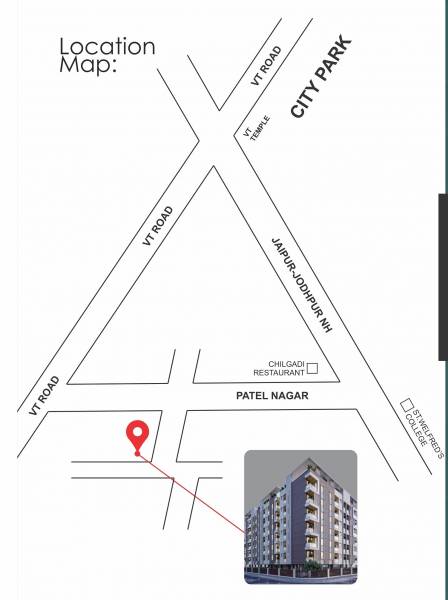  vinayak-homes-ii Location Plan