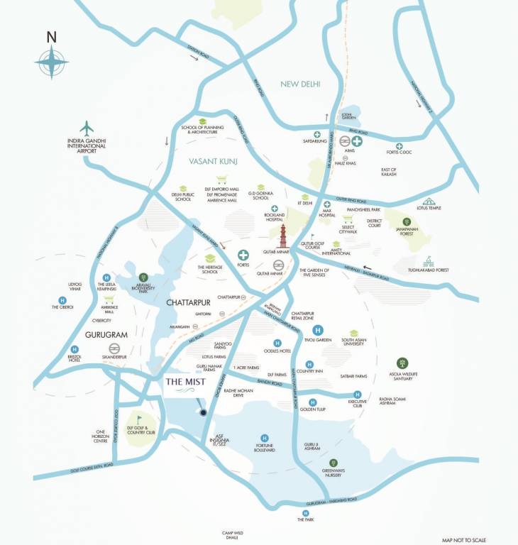 the mist Location Plan