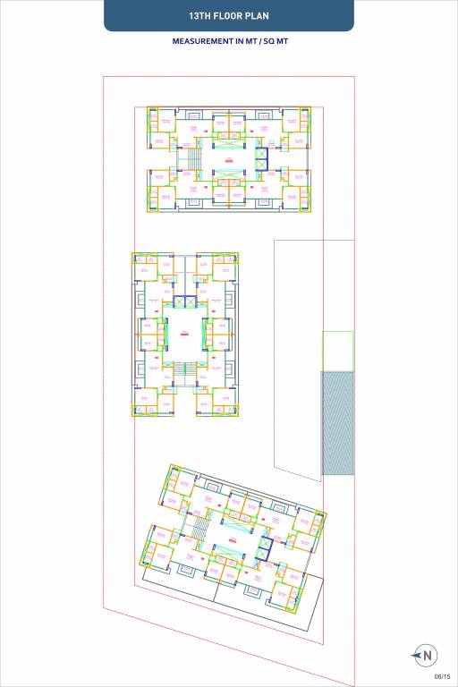  anandam 2 Block A, B And C Cluster Plan for 13th Floor