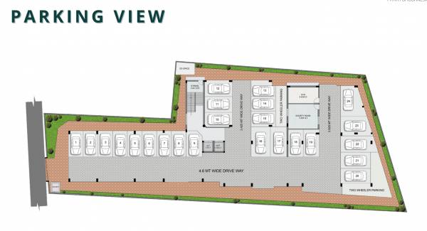  luxuria Luxuria Cluster Plan for Stilt Floor