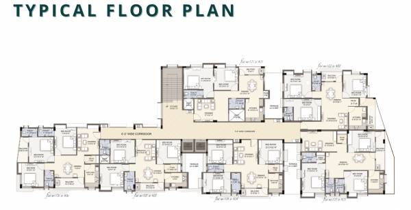  luxuria Luxuria Cluster Plan from 1st to 4th Floor