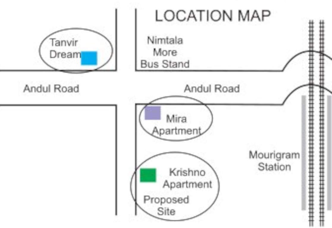  krishno apartment Location Plan