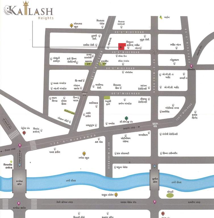  kailash heights Location Plan