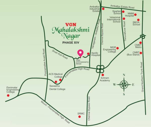  mahalakshmi-nagar-phase-xiv Location Plan