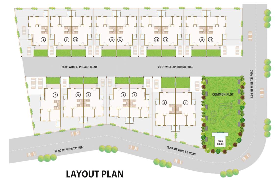  kings villa bunglow Layout Plan