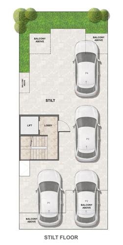  global-park-i-phase-ii Signature Global Park I Phase II Cluster Plan For Ground Floor