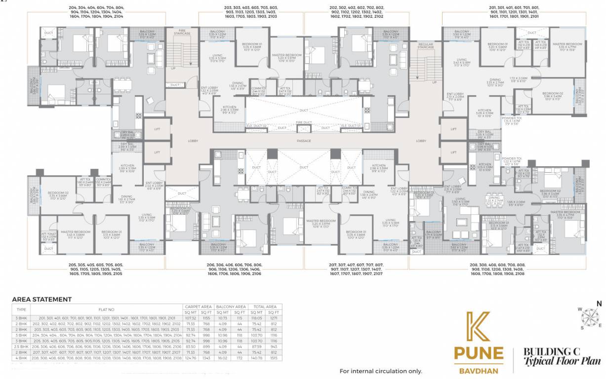  k pune C Typical Cluster Plan