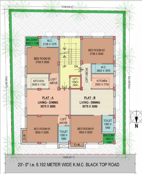  prime Sun Prime Cluster Plan For Typical Floor