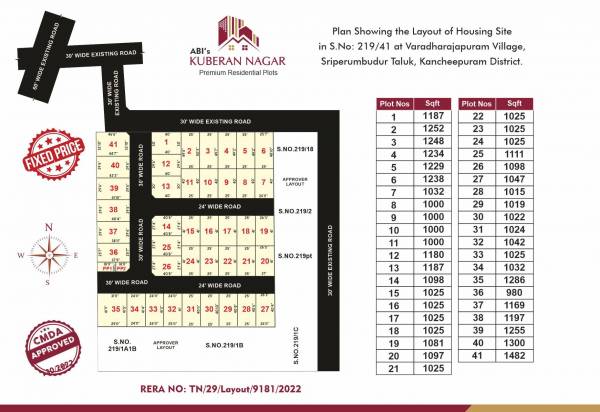  kuberan-nagar Layout Plan