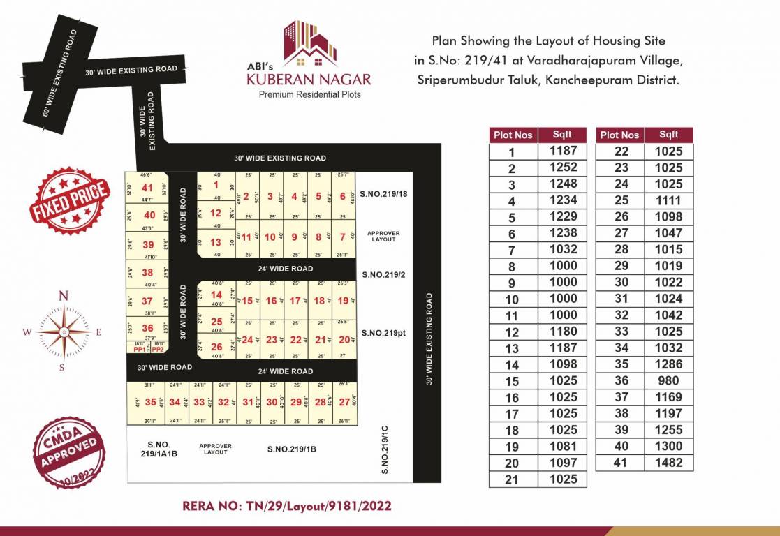  kuberan nagar Layout Plan