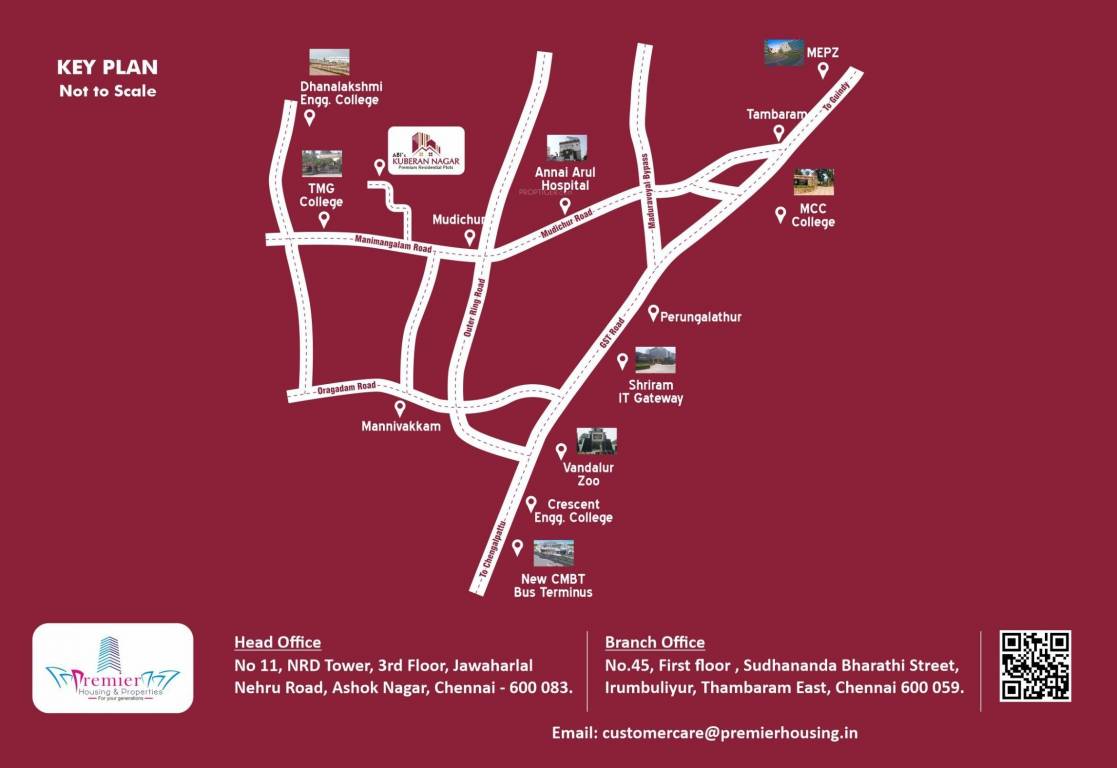  kuberan nagar Location Plan