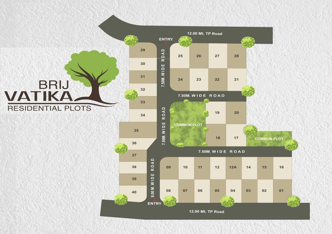  brij vatika Layout Plan