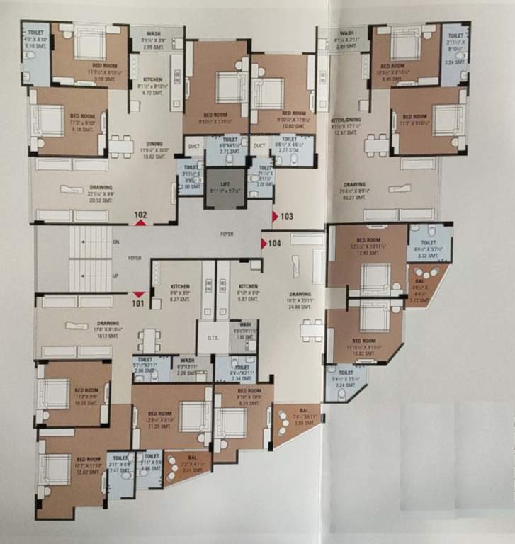  chirag apartment Chirag Apartment Cluster Plan