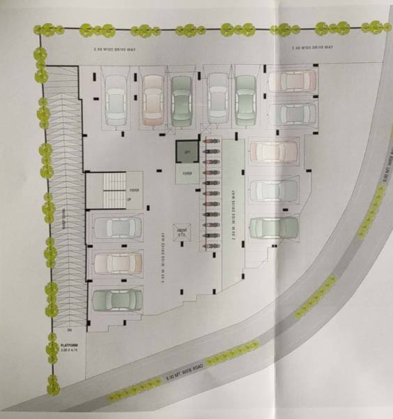  chirag-apartment Chirag Apartment Ground Cluster Plan