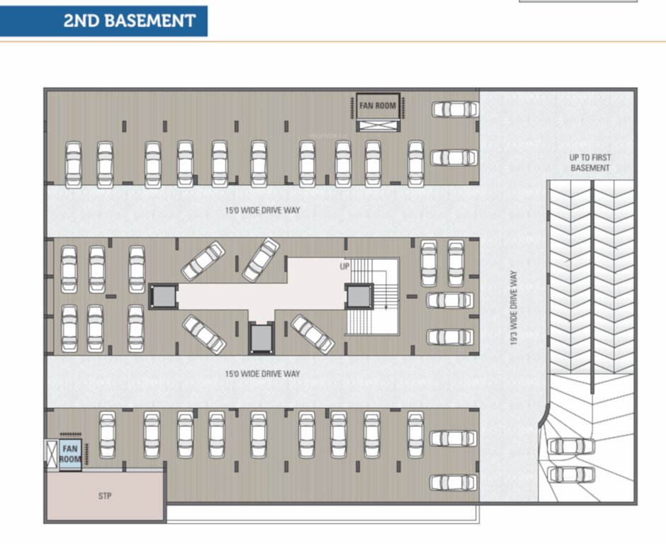  sparsh skyline Sparsh Skyline Basment 2 Cluster Plan