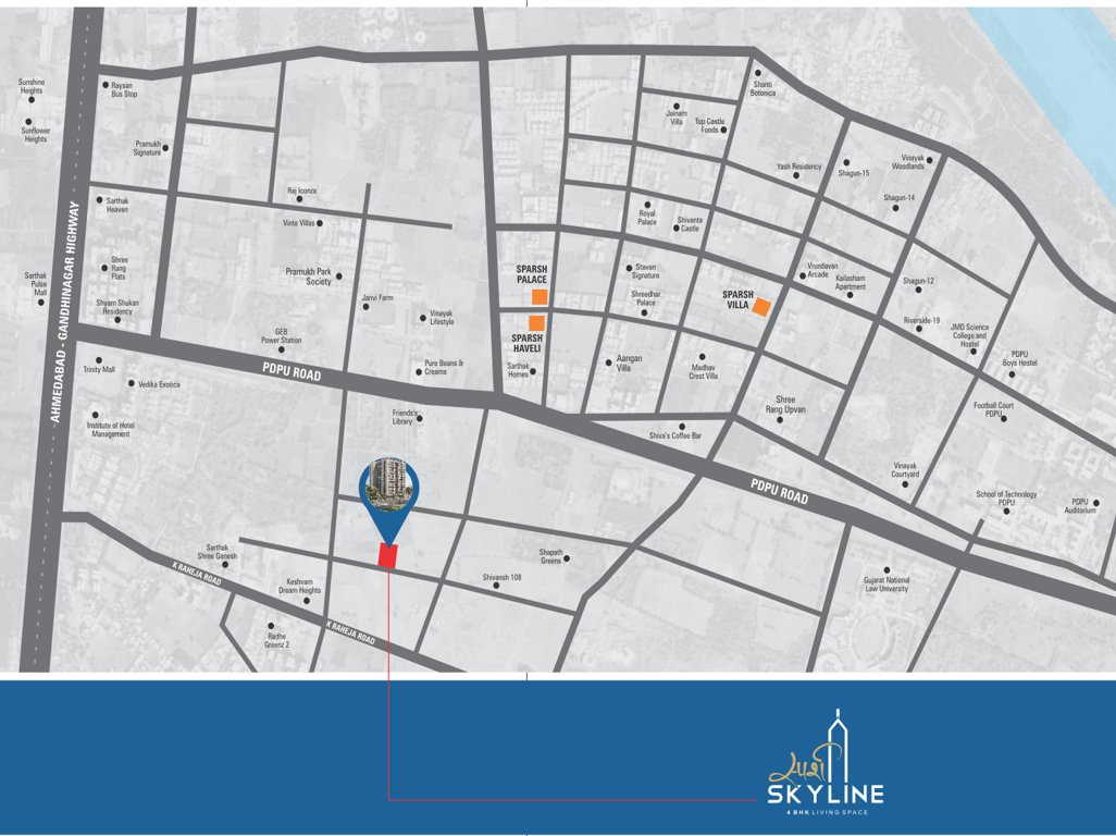  sparsh skyline Location Plan