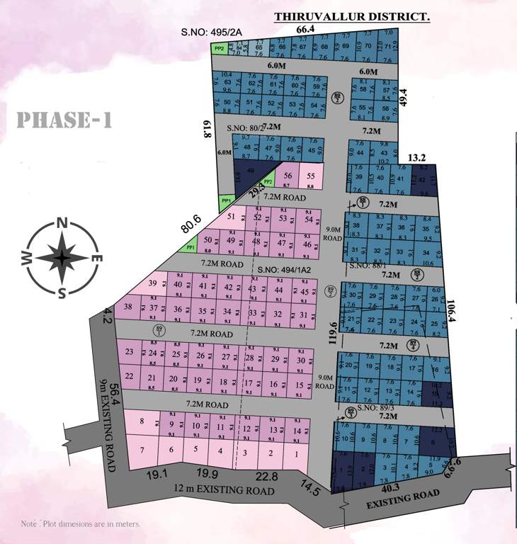  crown city Layout Plan