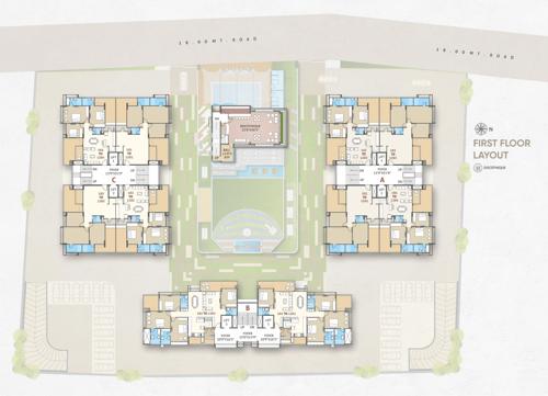 Block A, B & C Cluster Plan for 1st Floor spinel-stone Block A, B & C Cluster Plan for 1st Floor