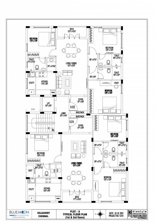  bluemoon tapas Block 1 Cluster Plan