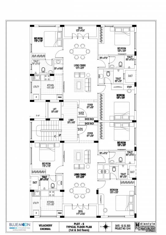  bluemoon tapas Block 1 Cluster Plan