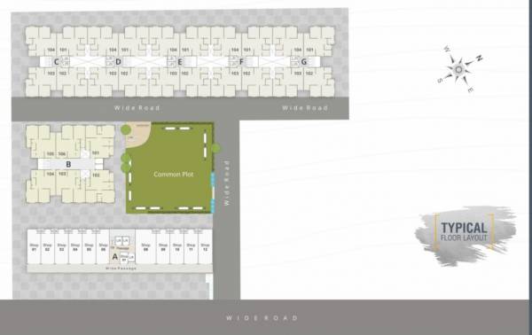  zillion-sparsh Block A & B & C & D & E & F & G Cluster Plan