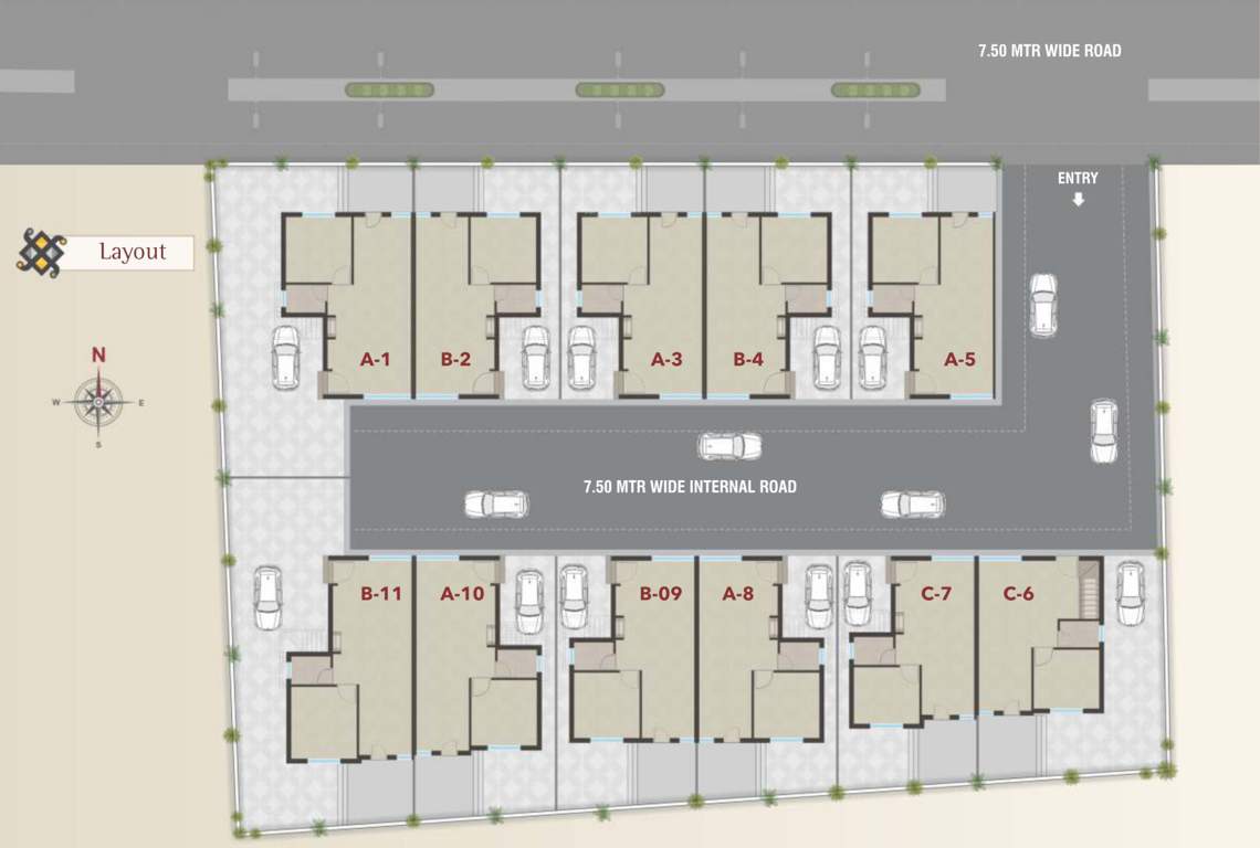  villa Layout Plan