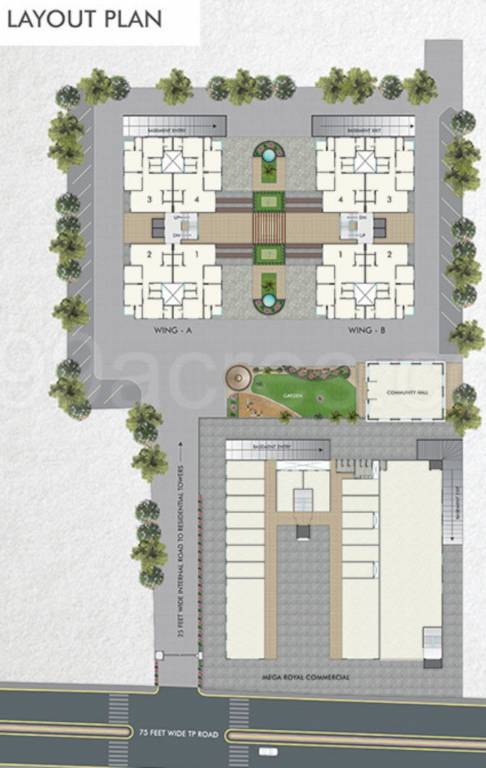  mega royal  Layout Plan