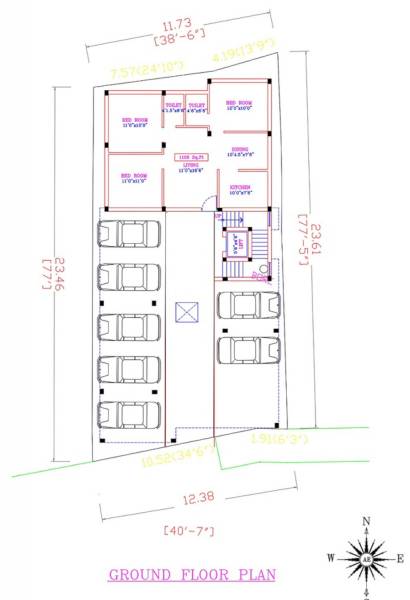  brindhavan Brindhavan Cluster Plan for ground Floor