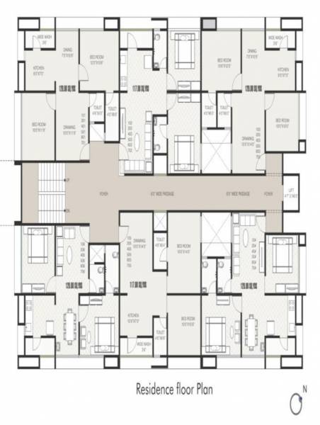  elegant-1 Block A & B Cluster Plan