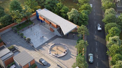  evilla Basketball Court