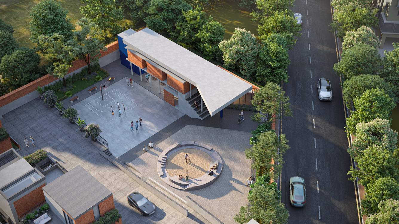  evilla Basketball Court