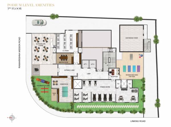  avenue Avenue Cluster Plan for 3rd Floor