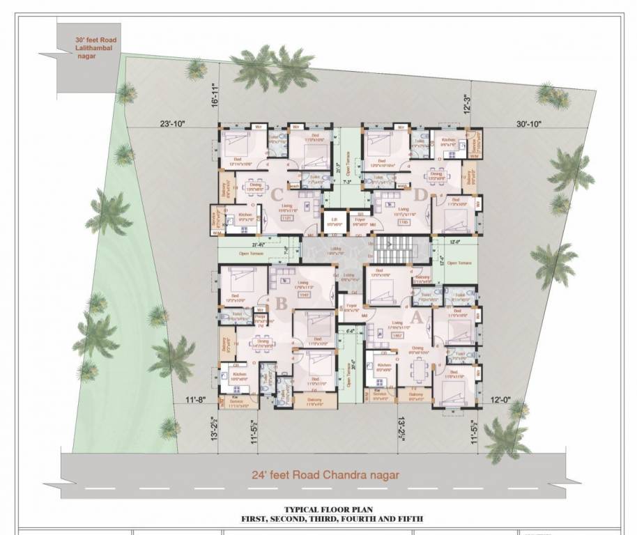  tulive Tulive Cluster Plan from 1st to 5th Floor