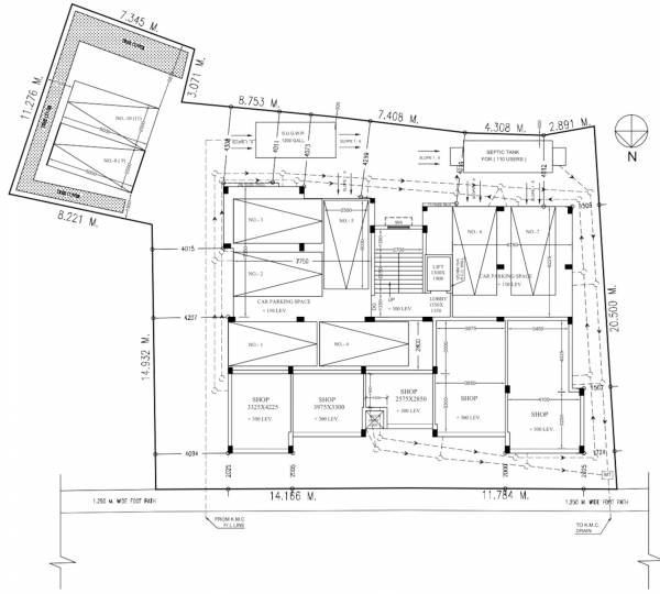  siddharth-apartment Siddharth Apartment Cluster Plan For Ground Floor