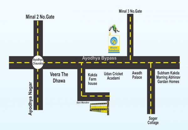  apar-kalash-city-villa Location Plan