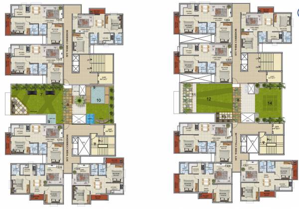 Mega City Penthouse Cluster Plan mega-city Mega City Penthouse Cluster Plan