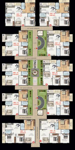  white-petals Block A Cluster Plan