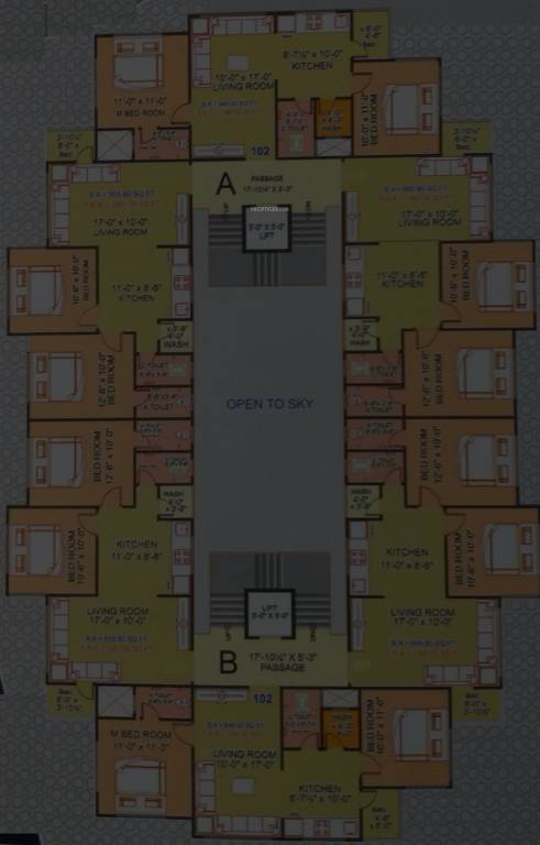  siddheshwar residency Siddheshwar Residency Typical Cluster Plan