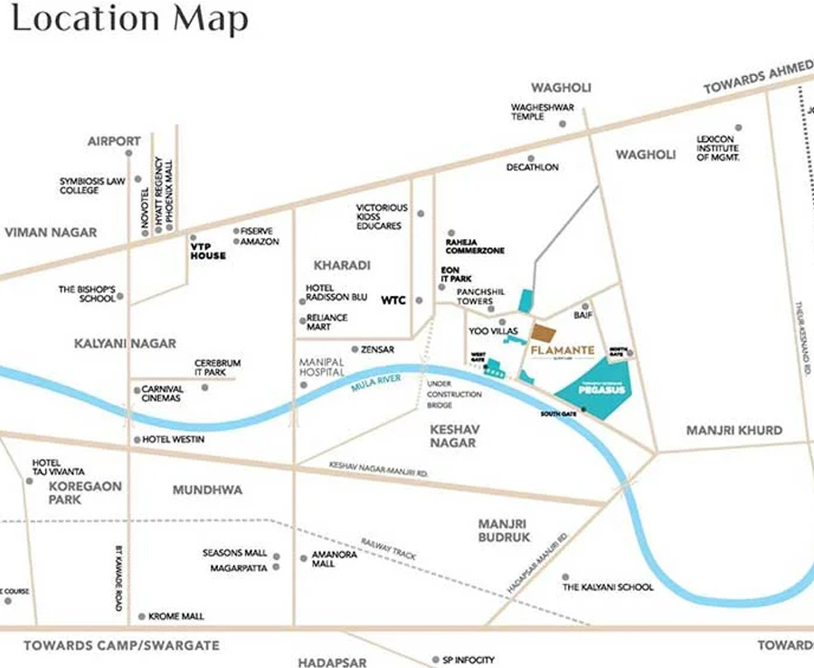  flamante Location Plan