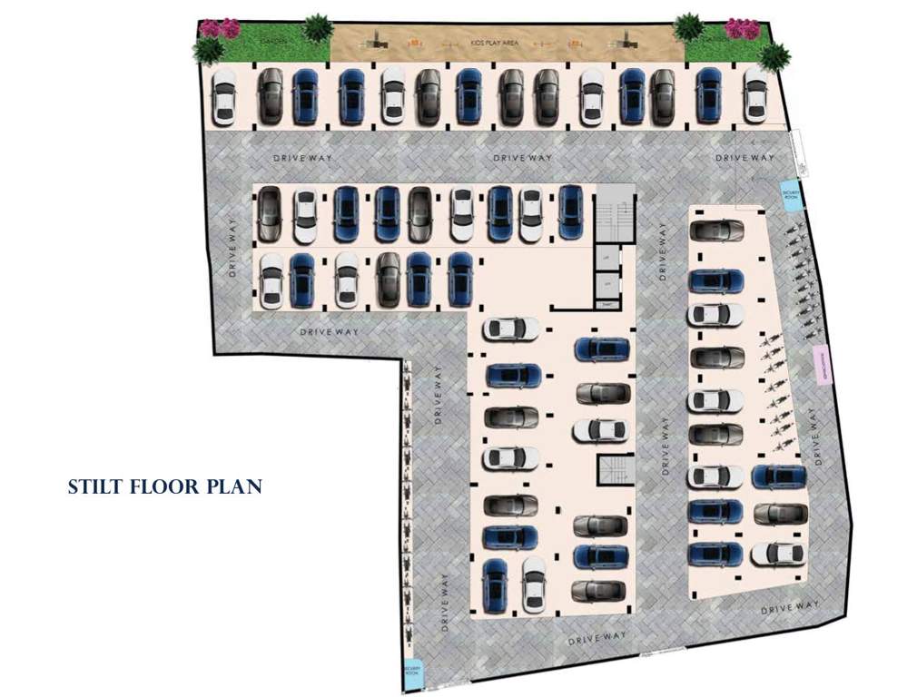  grandeur Nahar Grandeur Cluster Plan for ground Floor