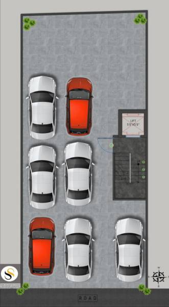  cosmo-luxury-builder-floor-1 Cosmo Luxury Builder Floor 1 Cluster Plan For Ground Floor